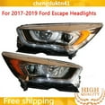 thumbnail image 5 of Headlight Headlamp Driver Passenger Side Left Right for Ford Escape 2017-2019, 5 of 19