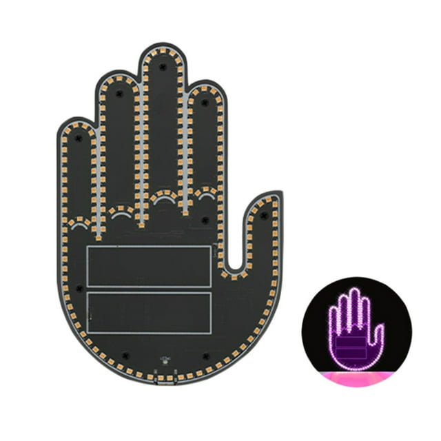 Universal Vehicle Turn Signal Hand Gesture Functional Warning Light for Enhanced Driving and Collision Prevention