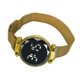 thumbnail image 2 of Montre LED pour femme, écran tactile LED, grand écran, alliage durable, design tendance, montre numérique LED pour fille, femme, adulte, or, 2 of 4