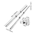 thumbnail image 2 of KFFKFF 2PCS SBR16 1500mm Linear Guide Rails Slide Rails, along with 4 PCS SBR16UU Bearing Blocks, 2 of 9