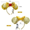 thumbnail image 3 of Fashion Minnie Ears Yellow Bow Princess Headband Cute Girls Princess Hair Bands Christmas Birthday Gift New, 3 of 15