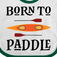 thumbnail image 4 of Inktastic Kayaking Born to Paddle Kayak Boys or Girls Baby Bib, 4 of 4