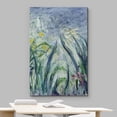 thumbnail image 3 of HFDF Canvas Print Wall Art Still Life at Pond Claude Monet Classical Illustrations Fine Art Decorative Vintage Watercolors Pastel Multicolor Zen for Living Room, Bedroom, Office 12x16inch Framed, 3 of 5