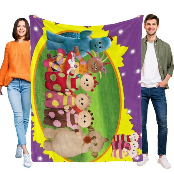 In The Night Garden Blanket Soft Flannel Bed Sofa Throw Birthday Gift