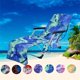 thumbnail image 2 of Funda de silla de playa de verano, Toalla de microfibra teñida con lazo, tumbona de vacaciones, jardín, sillas de piscina, toalla con bolsillos, bolsa de transporte, 2 of 4