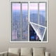 thumbnail image 4 of Fiudx Protector de Pantalla para Ventana, Malla Fina Ajustable, Acero Inoxidable, Protección Contra Insectos, Fácil Instalación, Compatible con Ventanas de 99 X 120 Cm, Uso En Interiores y Exteriores, 4 of 6