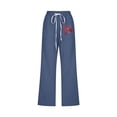 thumbnail image 3 of Mrat Womens Casual Wide Leg Pants, 3 of 3