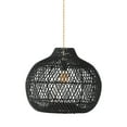 thumbnail image 5 of Arturesthome Rattan Pendant Lights, Large Wicker Chandelier Hand-Woven Boho Pendant Light Rattan Basket Hanging Light for Dining Room Kitchen Island Living Room, 5 of 19