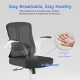 thumbnail image 5 of Ergonomic Office Chair - Home Office Desk Chair with Adaptive Lumbar Support, Computer Chair with Footrest,Armrest, Adjustable Height, 5 of 6
