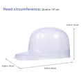 thumbnail image 2 of Uonlytech 12Pcs Transparent Hat Display Holder Rack for Hat Shops Malls and Home Storage, 2 of 8