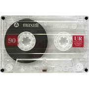 Maxell UR 90 Normal Bias Blank Audio Recording Cassette Tape, Low Noise, 90 Minute Recording Time, 5 Pack