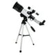 thumbnail image 1 of Telescopio reflector astronómico portátil F30070 con zoom de 150 aumentos y trípode duradero Estándar, 1 of 9