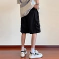 thumbnail image 4 of Summer Men's Cargo Shorts 2024 New Outdoor Multi-Pocket Basketball Casual Loose Work Pants Male Drawstring Y2k Bermuda Hombre, 4 of 5