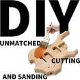 thumbnail image 6 of DIY Guitar Kit with Mahogany Body, Ebony Fingerboard and Maple Neck, 6 String DIY electric Guitar Kit with Unique Design, Easy Installation & Full Equipment to Build Your Own Guitar (Flame), 6 of 14