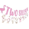 thumbnail image 2 of Pink Silly Goose 2nd Birthday Party Decorations Cute Goose Banner Garland for Girls Farm Animal Theme Second Birthday Party Supplies, 2 of 6