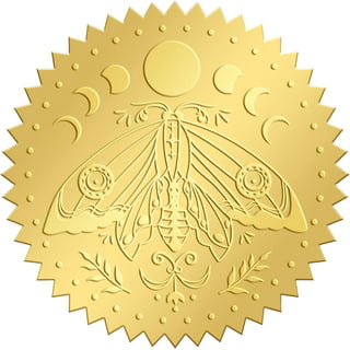 Gold Foil Embossed Stickers - GetMarked™ • Wax Seals & Stamping