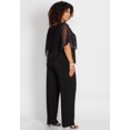 thumbnail image 2 of Catherines Women's Plus Size Chiffon Overlay 2-Piece Pant Suit, 2 of 4