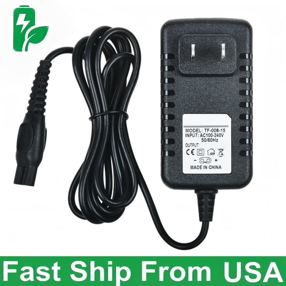 15V Charger Compatible with Multigroom QP6531 BG7030 BG7040 BG5025 S9987 Shaver