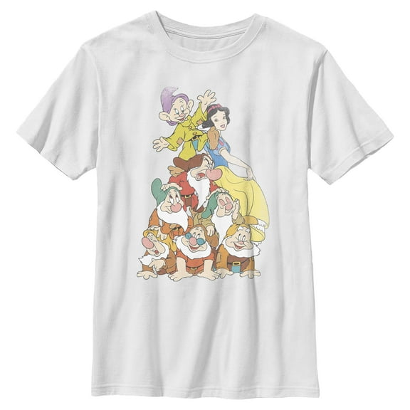 Boys Snow White and the Seven Dwarfs Pile T Shirt