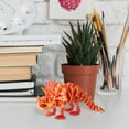 thumbnail image 3 of Wuztai Movable Joint Dinosaur Fidget Toy, 3D Printed Stress Relief for Adults Kids, Four Color Options for Desk Decor Gifts, 3 of 6