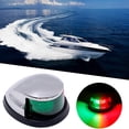 thumbnail image 5 of Fauful Red & Green LED Boat Navigation Lights Marine Navigation Light Boat Bow Light, 5 of 5
