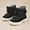 Z1-Black, variant on Quealent Kids Winter Snow Boots Slip Resistant Outdoor Cold Weather Boots for Boys Girls Toddler to Big Kid Black for Size 8.5