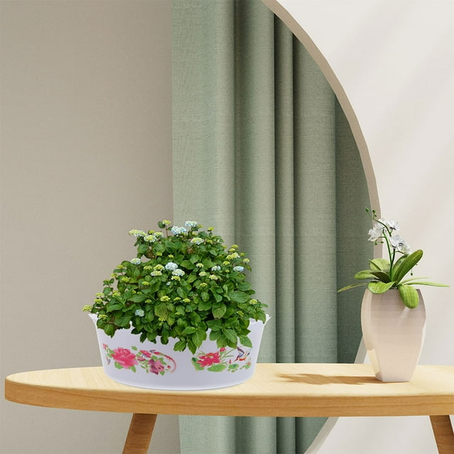unbranded 4Pcs Simple Bright Artistic Plant Container for Balcony and Patio Decor