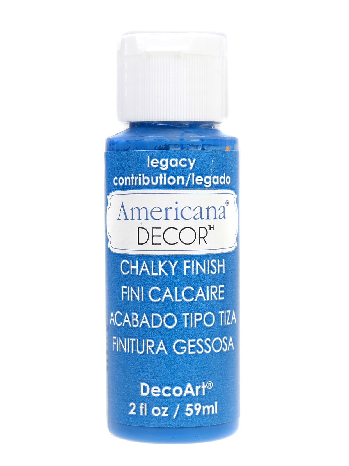 Americana Decor Chalky Finish Paint legacy, 2 oz. (pack of 6) - Walmart