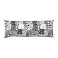 thumbnail image 2 of Disketp Cats Group Print Body Pillow Cover - Super Soft 20x54 Body Pillow Case,Long Side Hidden Zipper, 2 of 8