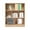 Burlywood-31.5", variant on Bookcase, Wooden Bookshelf with 7 Compartments, 3-Tier Freestanding Display Storage Shelves, Cabinet Rack Organizer, DIY Book Case for Living Room, Bedroom, Home Office 31.5*9.06*39.37in