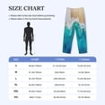 thumbnail image 4 of Gukieu Beach Print Men's Home Trousers, Elastic Drawstring Home Pajamas Clothing Suitable for Adult Men-Large, 4 of 6