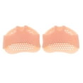 thumbnail image 3 of 6 pares de almohadillas de gel de silicona elásticas jinwen para inserto de plantillas de pies Color de piel Cojín del pie de las mujeres, 3 of 8