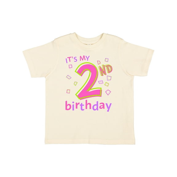 Inktastic It's My Second Birthday Boys or Girls Toddler T-Shirt