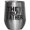Silver, variant on The Golf Father Pun with a Swinging Golf Player, Golfing or Golfer Themed Merch Gift, White 12oz Insulated Wine Tumbler