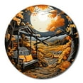 thumbnail image 4 of Designart "Country Comfort Farmhouse Yellow wall art I" Farm Oversized Wall Clock, 4 of 5