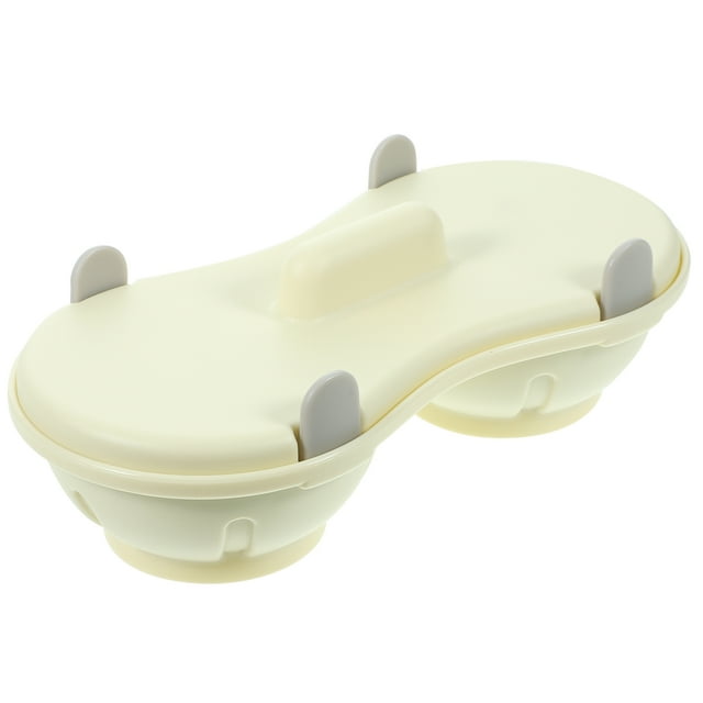 Miangastore Cuiseur à Œufs Micro-Ondes Ivoire Cuisson Micro-Ondes Usage Domestique 1Pcs 8.65x4.32x2.75 Po