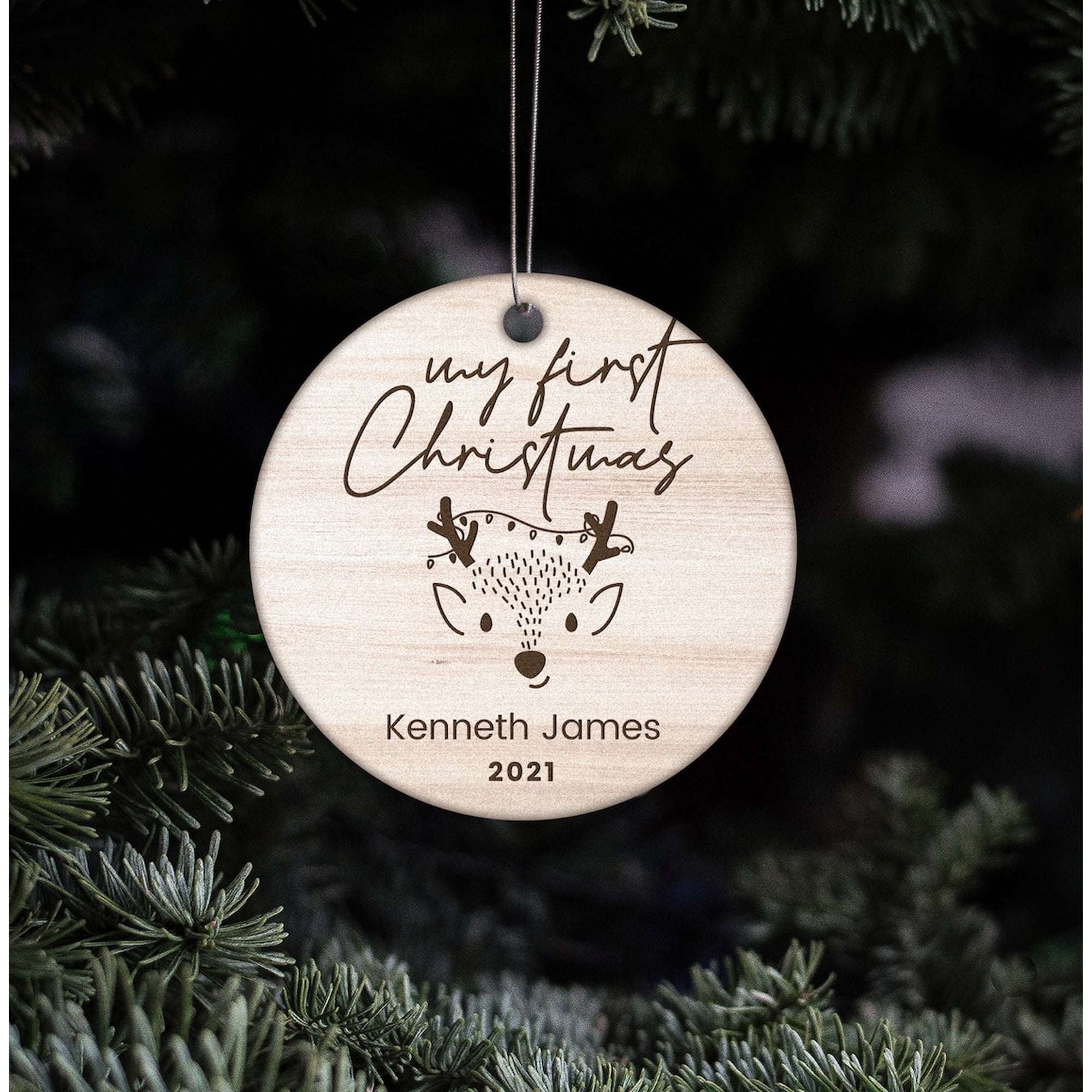 My First Christmas Bauble | Newborn Ornament | Baby Keepsake | Baby Christmas Ornament, Baby's first Christmas, My First Christmas plaque
