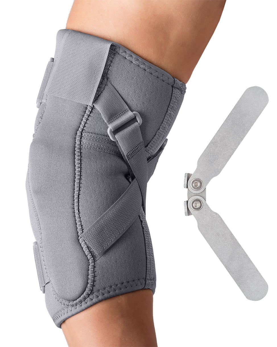 SwedeO Thermal Vent Hinged Elbow Brace Gray, Medium