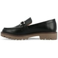 thumbnail image 2 of Journee Womens Jessamey Treaded Outsole Loafer, Widths Available, 2 of 9