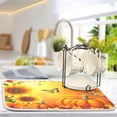 thumbnail image 5 of Autumn Fall Dish Drying Mat 16x18 inch Pumpkin Fall Leaves Butterfly Drying Pad Dish Drainer Mat Protector for Kitchen Countertops Counter, 5 of 8