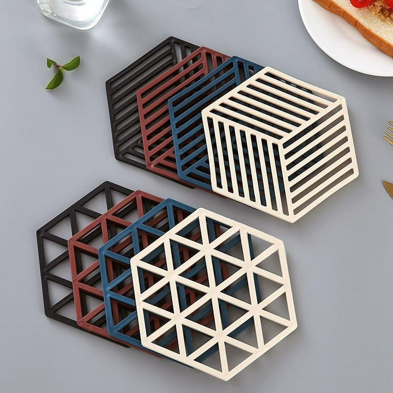 Silicone Table Mat Anti-Slip Pot Holder Place Mat Insulation Table Mat Heat  Resistant Mat for Countertop, Table Protector Silicone Coaster