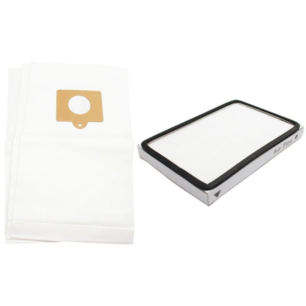 3 Replacement Kenmore 11621514010 Vacuum Bags & 1 HEPA Filter