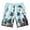 Blue, variant on Summertime Boys Swim Trunks with Compression Liner Bathing Suit for Youth Size:7-8 Years
