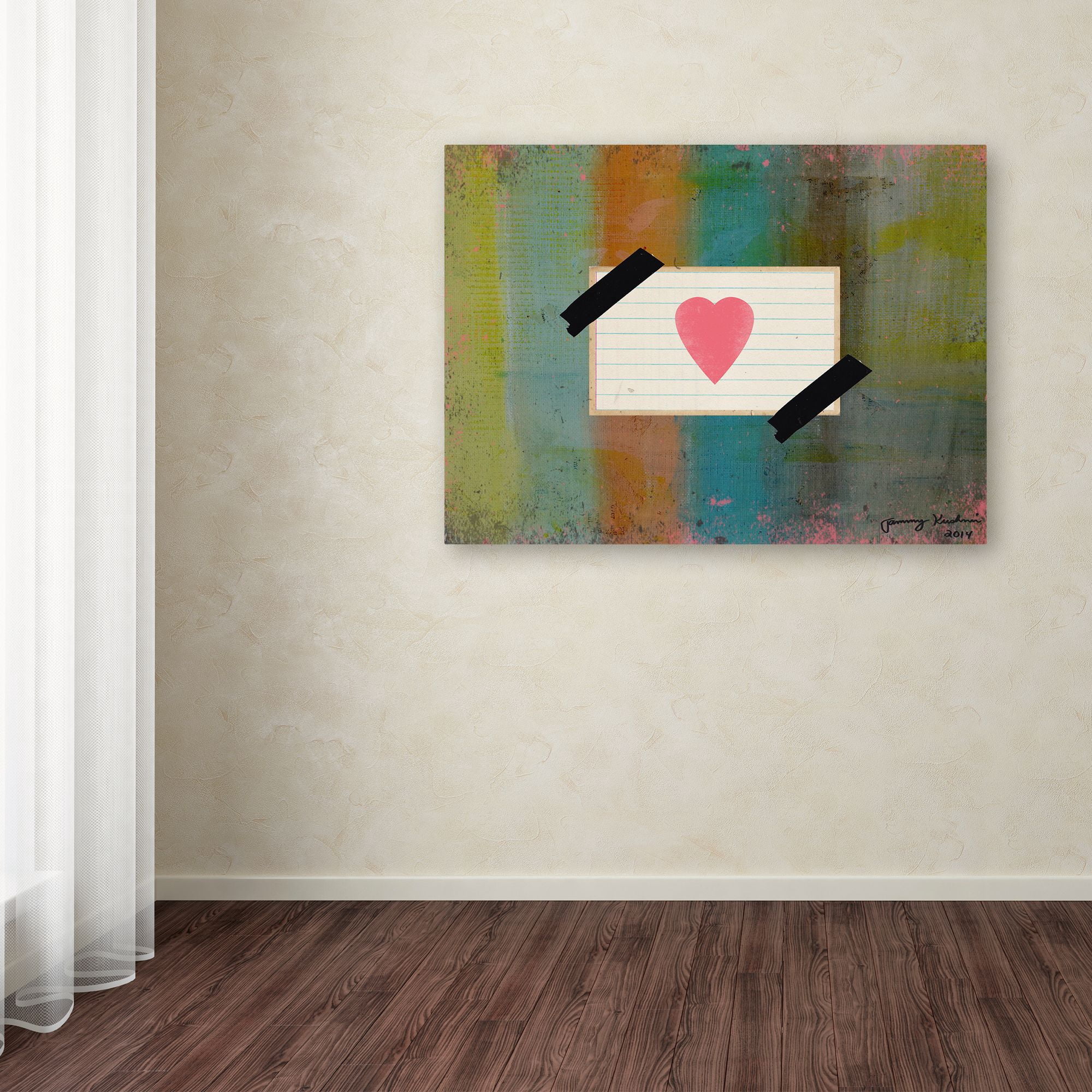 Trademark Fine Art 'Love Yourself' Canvas Art by Tammy Kushnir