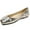 Gold, variant on Women's PU Fashion Rhinestone Foldable Ballet Flats Square Toe Comfortable Slip-On Dressy Flat Shoes for Wedding Bridal Party Evening