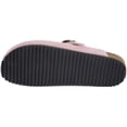 thumbnail image 3 of Cork Clogs for Women Mens Suede Leather Clogs Soft Footbed Potato Shoes with Arch Support Pink, 3 of 3