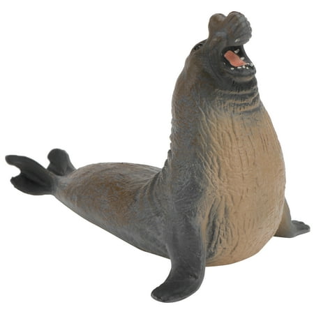 

NUOLUX 1pc Simulation Animal Model Elephant Seal Children Edcational Toy (Light Brown)