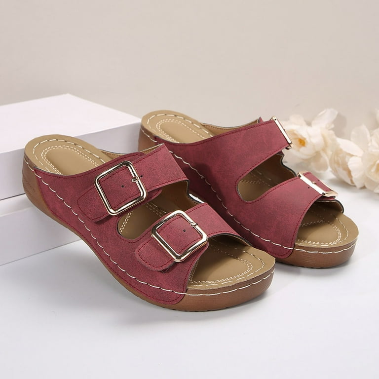 Vintage Red Buckles or Sliders Vintage Red Buckles or Sliders
