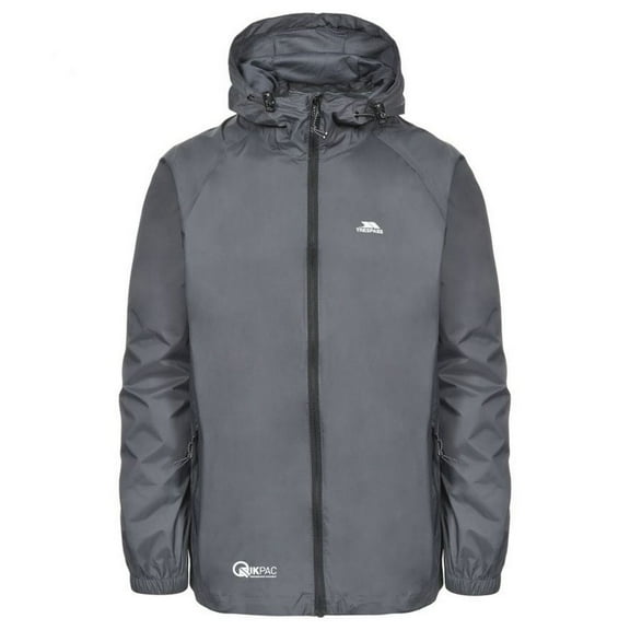 Trespass Adults Qikpac Packaway Waterproof Windproof Raincoat Jacket