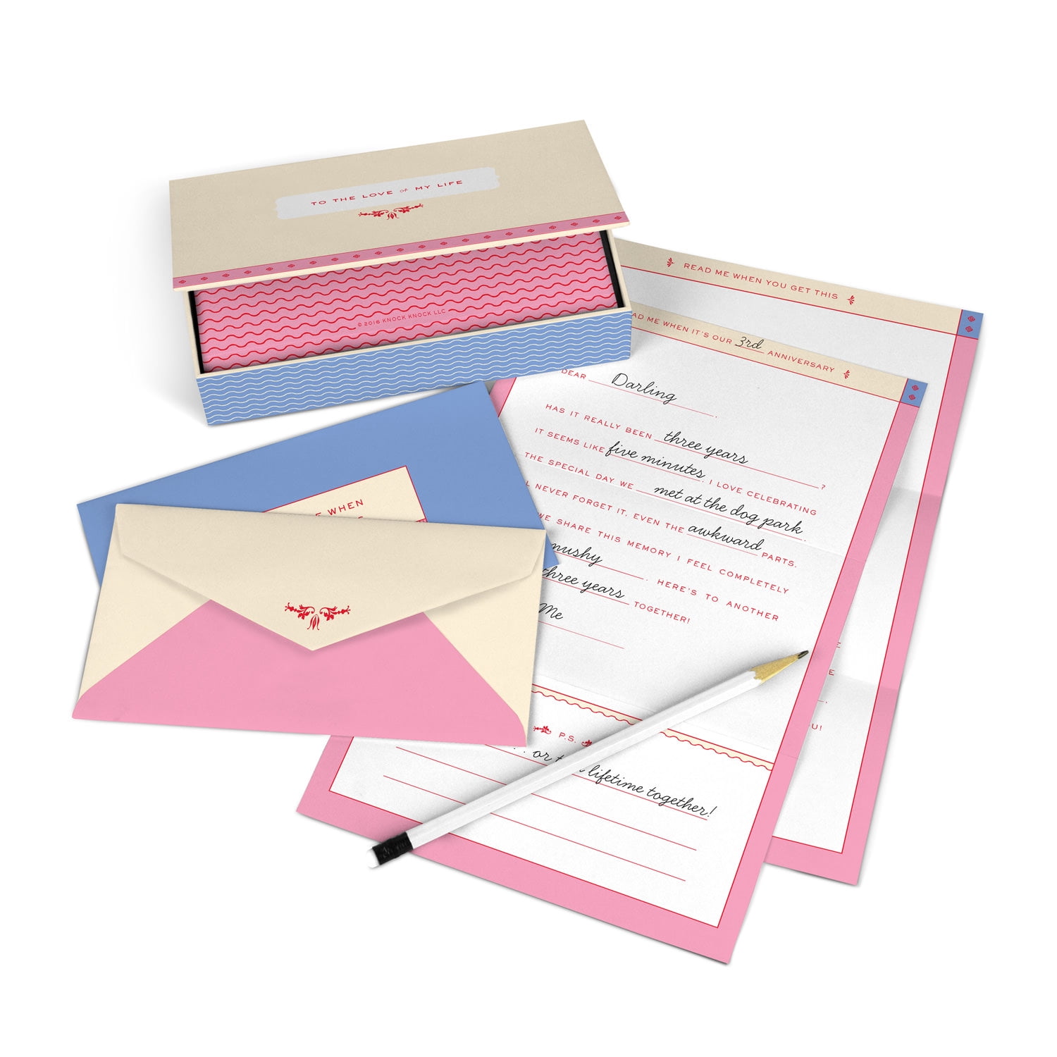 Knock Knock Letters To The Love Of My Life Read Me When Box 50170 Walmart Com Walmart Com
